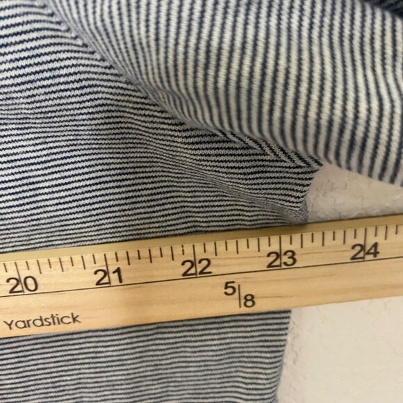 Polo Ralph‎ Lauren XL Gray Striped Turtleneck Long Sleeve Cotton Shirt Mens - Picture 7 of 9